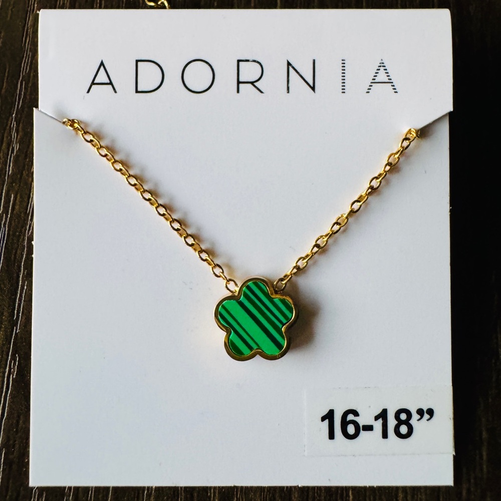 Adornia clover necklace